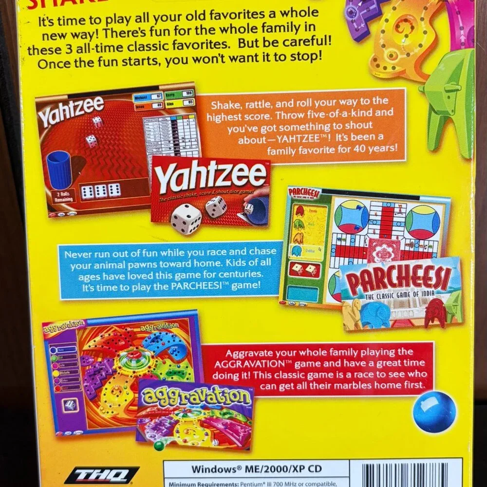 Yahtzee, Parcheesi, and Aggravation Collection (PC, 2006)